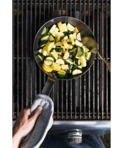 De Buyer Outdoor Blue Steel Round Frying Pan 32cm (HW066)