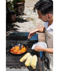 De Buyer Outdoor Blue Steel Round Frying Pan 32cm (HW066)