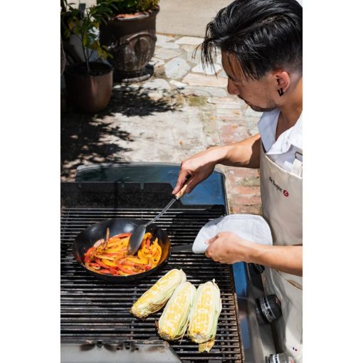 De Buyer Outdoor Blue Steel Round Frying Pan 32cm (HW066)