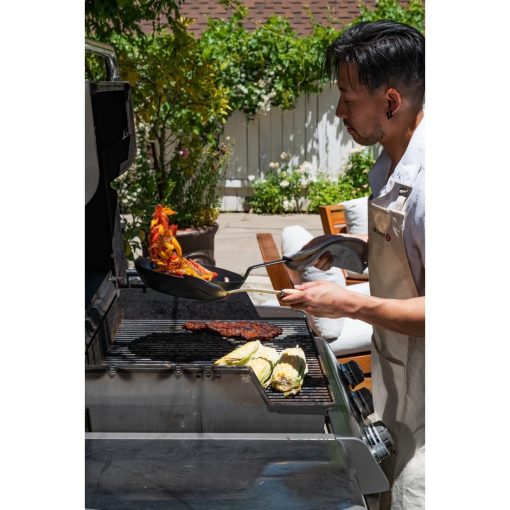 De Buyer Outdoor Blue Steel Round Frying Pan 32cm (HW066)