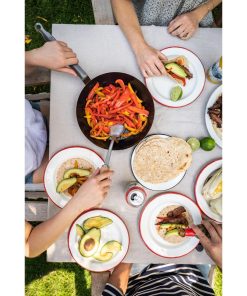 De Buyer Outdoor Blue Steel Round Frying Pan 32cm (HW066)