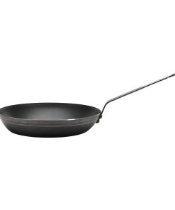 De Buyer Outdoor Blue Steel Round Frying Pan 32cm (HW066)