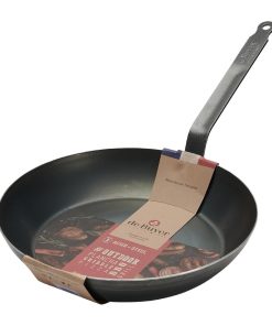 De Buyer Outdoor Blue Steel Round Frying Pan 32cm (HW066)