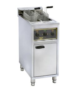 Rollergrill Twin Tank Electric Freestanding Fryer 20Ltr (HW157)