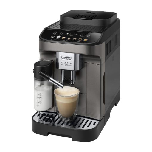 DeLonghi Magnifica Evo Fully Automatic Bean to Cup Coffee Machine ECAM29 Titanium and Black (HW185)