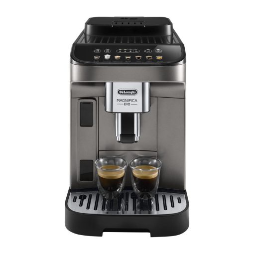 DeLonghi Magnifica Evo Fully Automatic Bean to Cup Coffee Machine ECAM29 Titanium and Black (HW185)