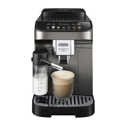 DeLonghi Magnifica Evo Fully Automatic Bean to Cup Coffee Machine ECAM29 Titanium and Black (HW185)
