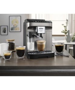 DeLonghi Magnifica Evo Fully Automatic Bean to Cup Coffee Machine ECAM29 Titanium and Black (HW185)