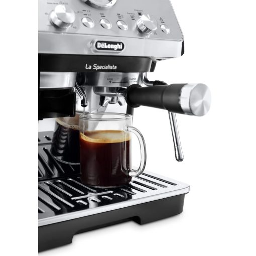 DeLonghi La Specialista Arte Compact Manual Bean to Cup Espresso Coffee Machine EC9155-MB (HW191)