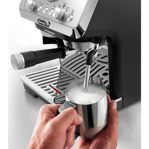DeLonghi La Specialista Arte Compact Manual Bean to Cup Espresso Coffee Machine EC9155-MB (HW191)