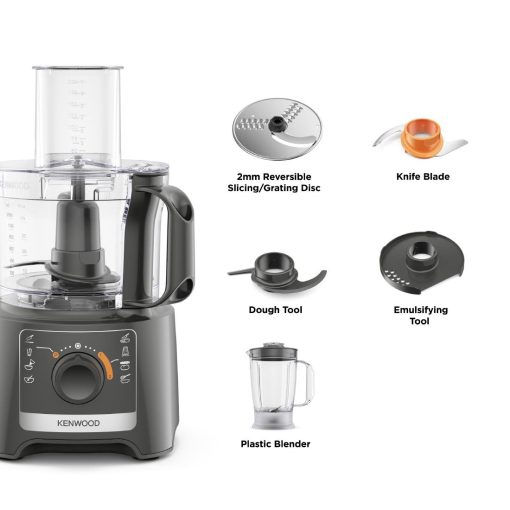 Kenwood MultiPro Compact Food Processor and Blender FDP31-170GY (HW196)