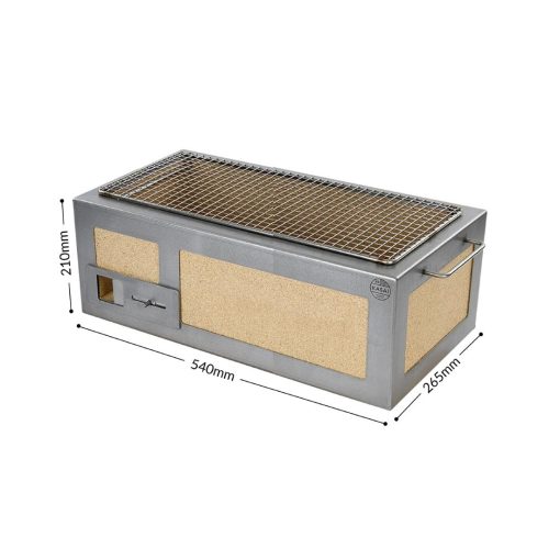 Kasai Medium Long Konro Grill Solid Plancha Edition SVT-16198 (HW405)