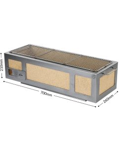 Kasai Long Konro Grill 50-50 Plancha Edition SVT-16205 (HW411)
