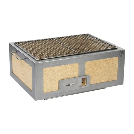 Kasai Medium Wide Konro Grill with Stainless Steel Frame SVT-16026 (HW414)