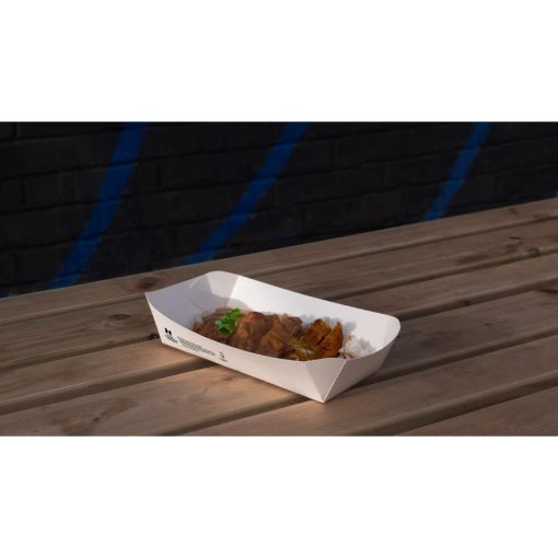 Notpla 10x6 Deep Trays - White 340 Pack (HW506)