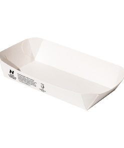 Notpla 8x5 Rectangular Trays - White 400 Pack (HW507)