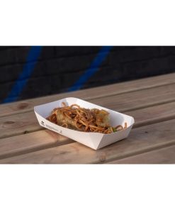 Notpla 8x5 Rectangular Trays - White 400 Pack (HW507)