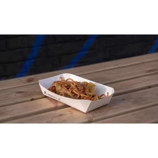Notpla 8x5 Rectangular Trays - White 400 Pack (HW507)
