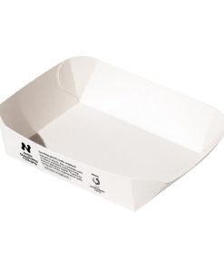 Notpla 6x6 Square Trays - White 600 Pack (HW508)