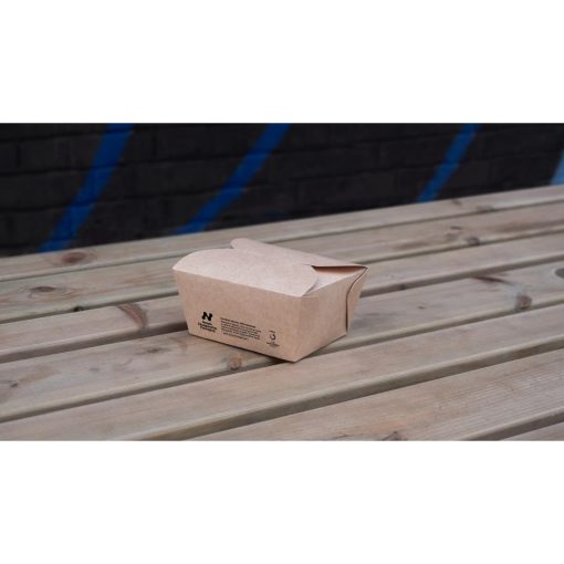 Notpla Small Takeaway Boxes 800ml - Kraft 500 Pack (HW509)