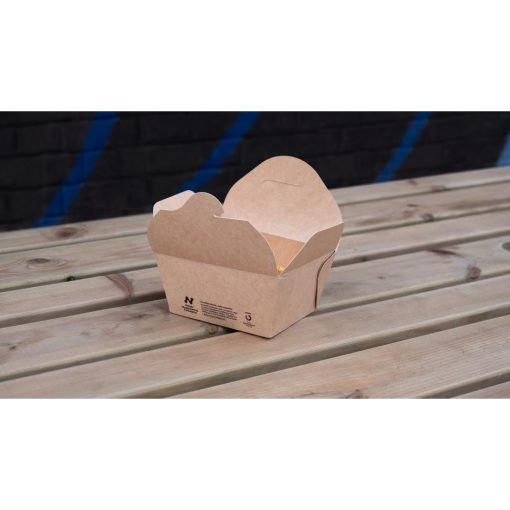 Notpla Small Takeaway Boxes 800ml - Kraft 500 Pack (HW509)