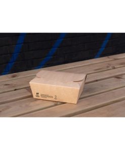 Notpla Medium Takeaway Boxes 1200ml - Kraft 250 Pack (HW510)