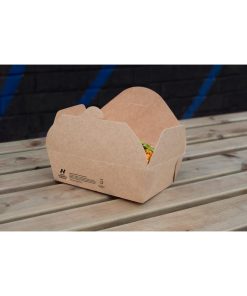 Notpla Large Takeaway Boxes 1750ml - Kraft 220 Pack (HW511)