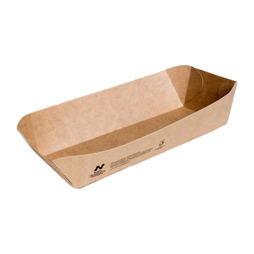 Notpla 10x6 Deep Trays - Kraft 340 Pack (HW513)