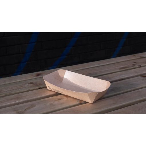 Notpla 10x6 Deep Trays - Kraft 340 Pack (HW513)