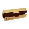 Notpla 8x3 Clamshell Hot Dog Boxes - Kraft 350 Pack (HW516)