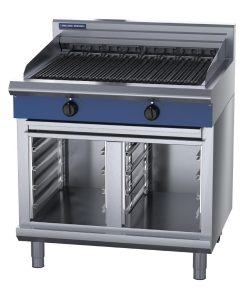 Blue Seal 900mm Elec Chargrill with Cabinet Base UKE596D-C (HW618)