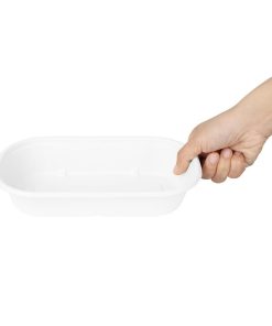 Fiesta Compostable Bagasse Oval Containers 850ml 100 Pack (HW627)