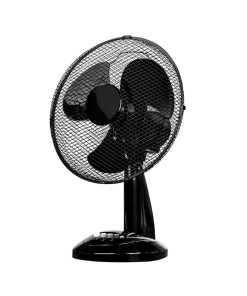 Status Black Desktop Fan 12 (HW648)