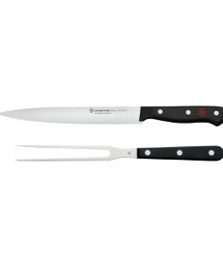 WÃ¼sthof Gourmet Carving Set Carving Knife Meat Fork 2 Pack (HW973)