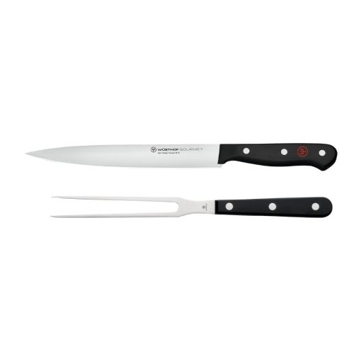 WÃ¼sthof Gourmet Carving Set Carving Knife Meat Fork 2 Pack (HW973)