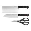 WÃ¼sthof Gourmet Asian Knife Set Santoku Chinese Chefs Knife Kitchen Shears 3 Pack (HW974)