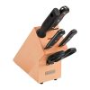 WÃ¼sthof Gourmet Knife Block Chefs Utility Paring Honing Steel Kitchen Shears Knife Block 6 Pack (HW975)