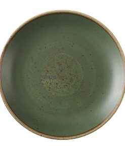 Churchill Stonecast Sorrel Green Coupe Plates 165mm Pack of 12 (HX004)