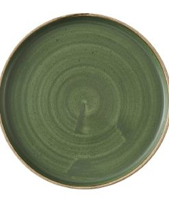 Churchill Stonecast Sorrel Green Walled Plates 210mm Pack of 6 (HX013)