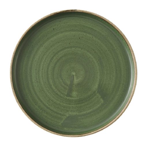 Churchill Stonecast Sorrel Green Walled Plates 210mm Pack of 6 (HX013)