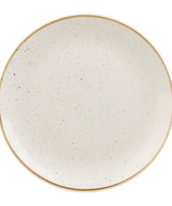 Churchill Stonecast Barley White Coupe Plates 254mm 12 Pack (HX014)