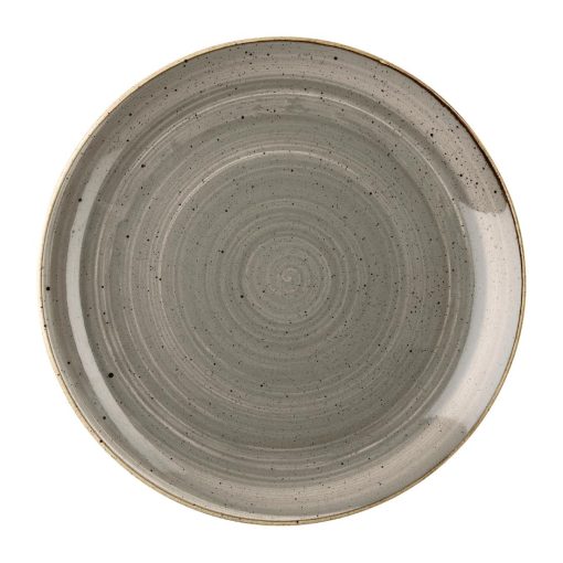 Churchill Stonecast Grey Coupe Plates 254mm 12 Pack (HX022)