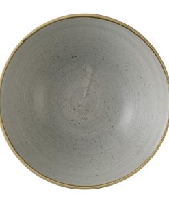 Churchill Stonecast Grey Deep Coupe Bowls 205mm Pack of 6 (HX024)