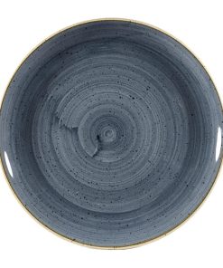 Churchill Stonecast Blueberry Coupe Plates 254mm Pack of 12 (HX026)