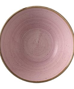 Churchill Stonecast Petal Pink Deep Coupe Bowls 205mm Pack of 6 (HX032)