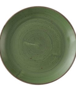 Churchill Stonecast Sage Green Coupe Plates 254mm 12 Pack (HX034)
