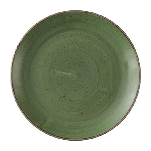 Churchill Stonecast Sage Green Coupe Plates 254mm 12 Pack (HX034)