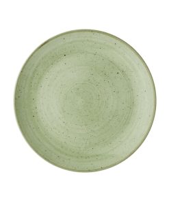 Churchill Stonecast Sage Green Coupe Plates 228mm 12 Pack (HX035)
