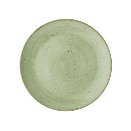 Churchill Stonecast Sage Green Coupe Plates 228mm 12 Pack (HX035)