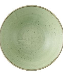 Churchill Stonecast Sage Green Deep Coupe Bowls 205mm Pack of 6 (HX036)